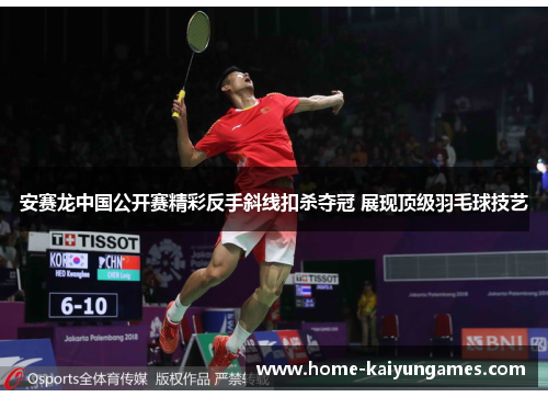 安赛龙中国公开赛精彩反手斜线扣杀夺冠 展现顶级羽毛球技艺
